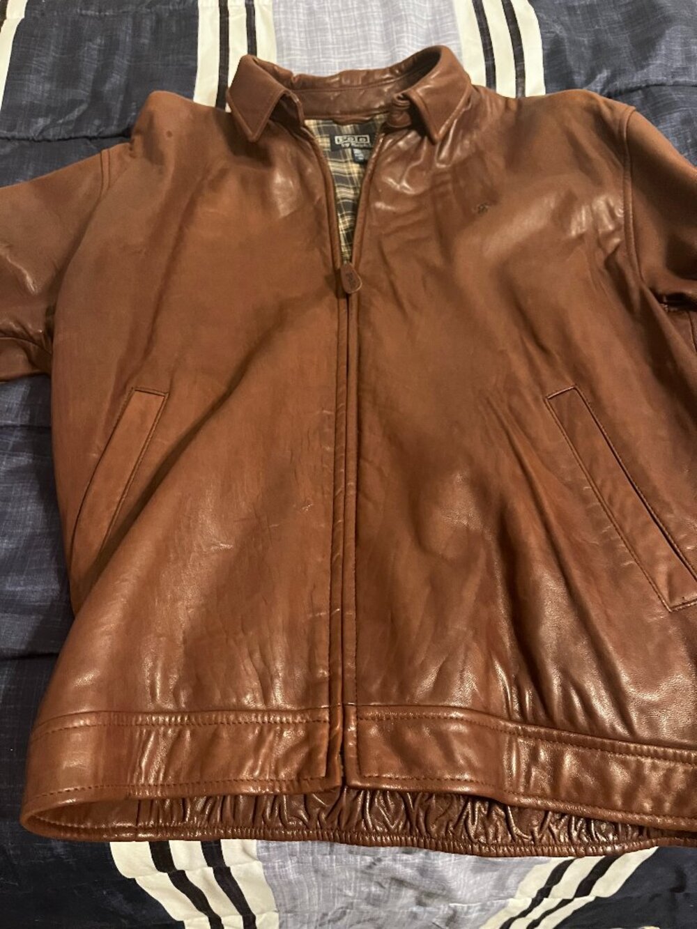 Ralph Lauren Leather Jaket    Men's